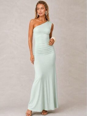 princess polly green long dress | Dresses | Princess Polly Satin Maxi Color:Blue